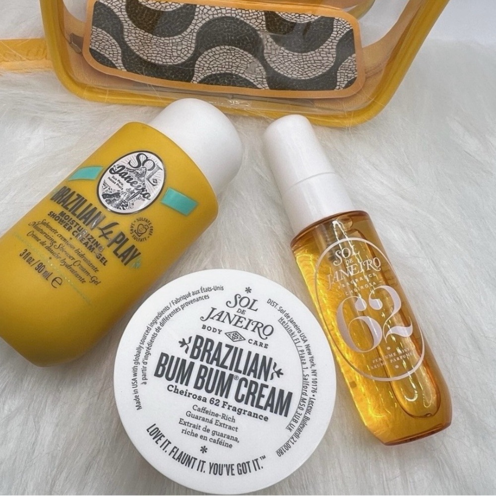 Sol de Janeiro Skincare Bum Bum Travel Kit Trio #62 cheriosa new
